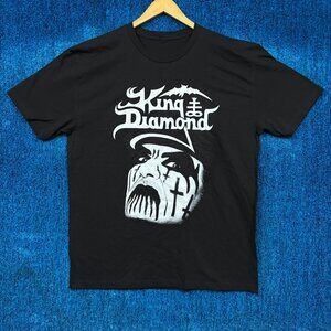 King Diamond The Dark Sides Heavy Metal Band T-Shirt Size Extra Large